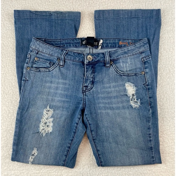 (VTG) VOLCOM • Y2K Distressed Bootcut Jeans - Picture 15 of 15